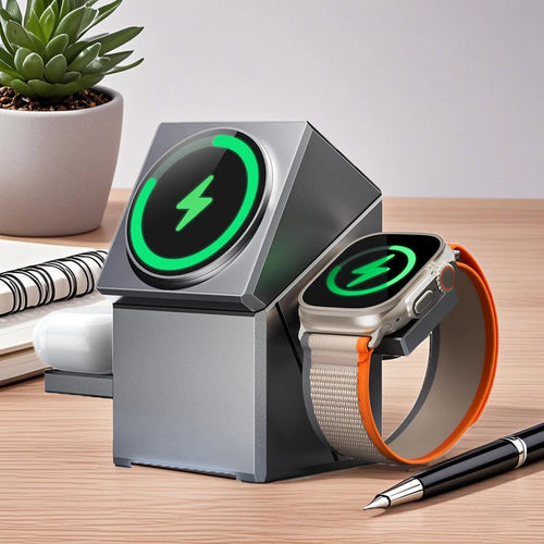 3-in-1 Portable Wireless Charging Station